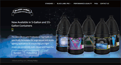 Desktop Screenshot of blacklabelfog.com
